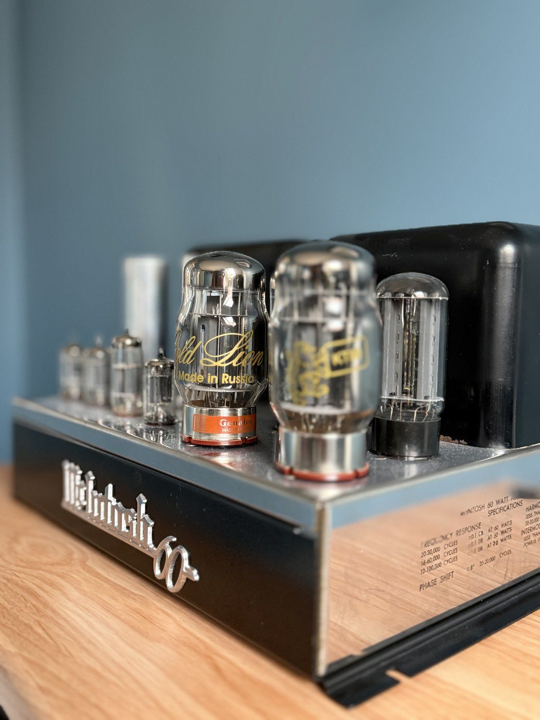 McIntosh MC60 monoblock tube amplifiers